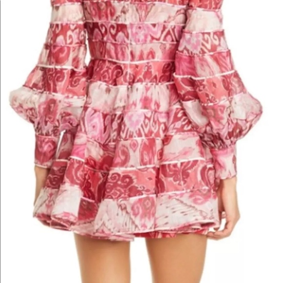 SOLD! ZIMMERMANN Wavelength Linen Silk-blend Dress - Picture 6 of 12